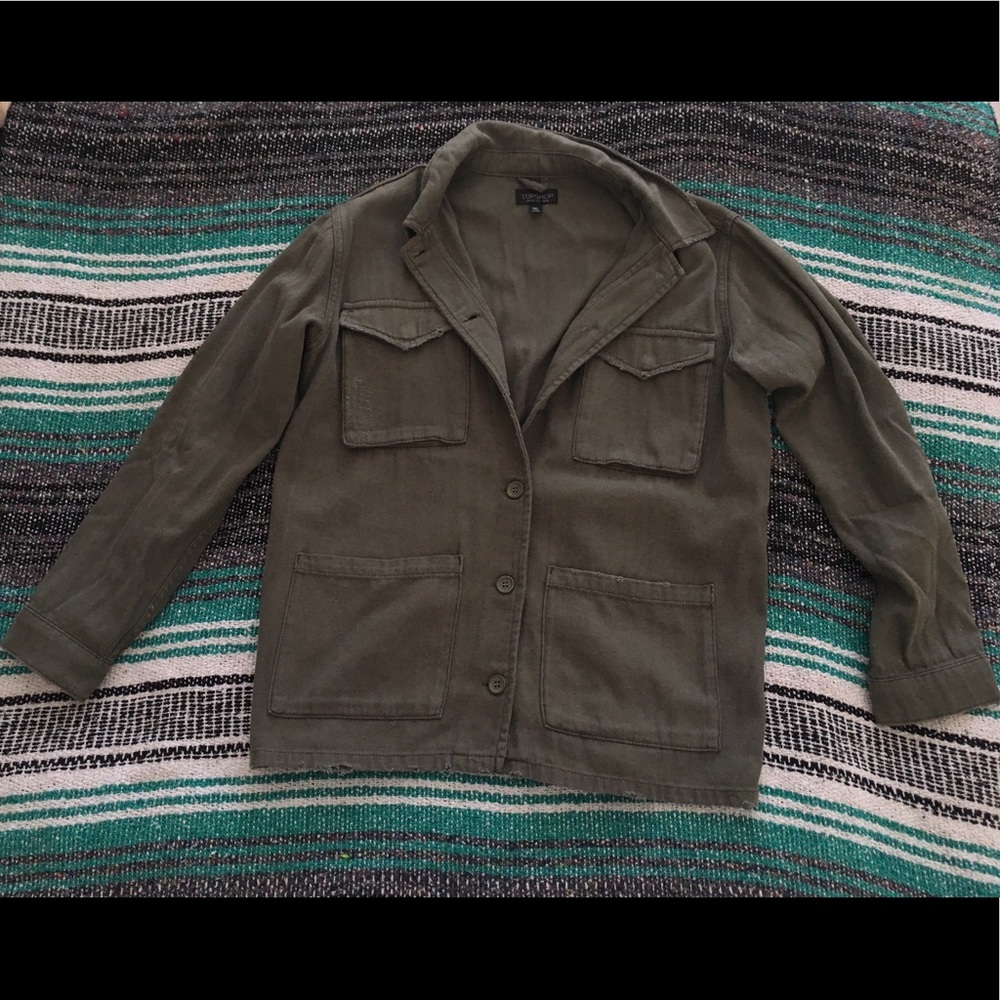 Topshop Army Utility Jacket (size 6)
